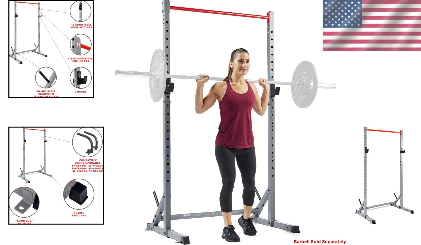 Complete Strength Training Home Gym with Adjustable Incline Bench & Attachments