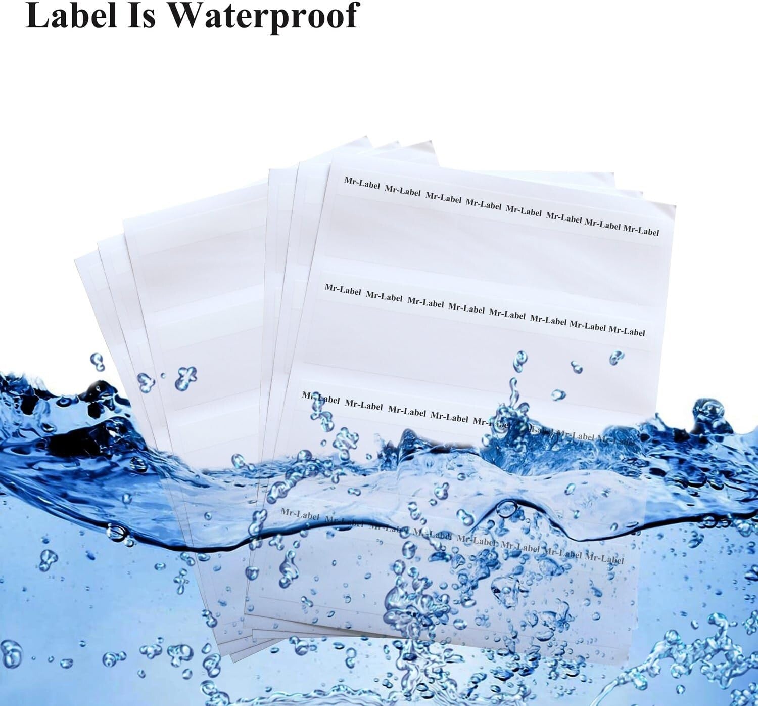 100 Sheets of Heat-Resistant Self-Adhesive Cable Labels – 3200 Total Labels