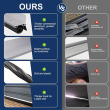 Load image into Gallery viewer, Universal 10ft Garage Door Weather Stripping Kit with EPDM Rubber &amp; Brush Seal