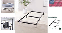 Load image into Gallery viewer, Lightweight Twin Bed Frame - Heavy-Duty Steel for Reliable Mattress Support
