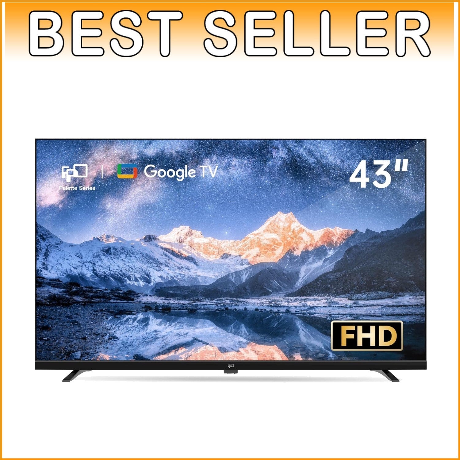 43-Inch LED Smart TV with Google Assistant & Chromecast - Immersive Viewing