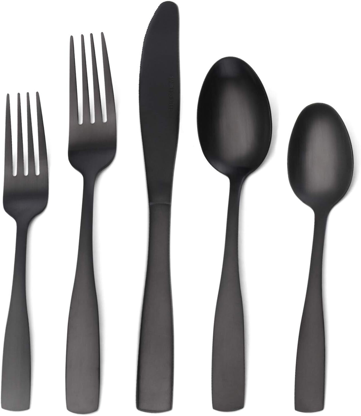 Elegant Satin Finish 40-Piece Cutlery Set - Dishwasher Safe for Modern Homes