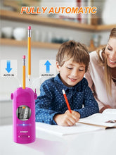 Load image into Gallery viewer, Space-Saving Rechargeable Pencil Sharpener with Non-Touch Mechanism for Easy Use
