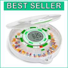 Load image into Gallery viewer, User-Friendly Pill Dispenser with 28-Day Capacity &amp; Adjustable Alert Settings