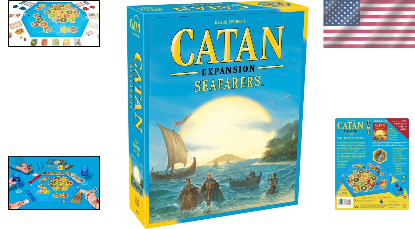 Uncharted Isles Await: Seafarers Expansion for 3-4 Players - Strategy Fun!