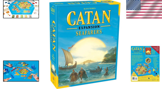 Uncharted Isles Await: Seafarers Expansion for 3-4 Players - Strategy Fun!