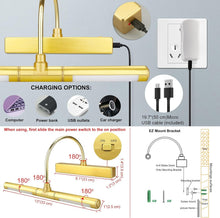 Load image into Gallery viewer, Rechargeable Picture Light with Remote &amp; Adjustable Colors - Perfect for Art