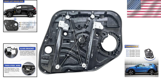 Hyundai Tucson Front Left Window Regulator - Durable, OEM Quality Performance