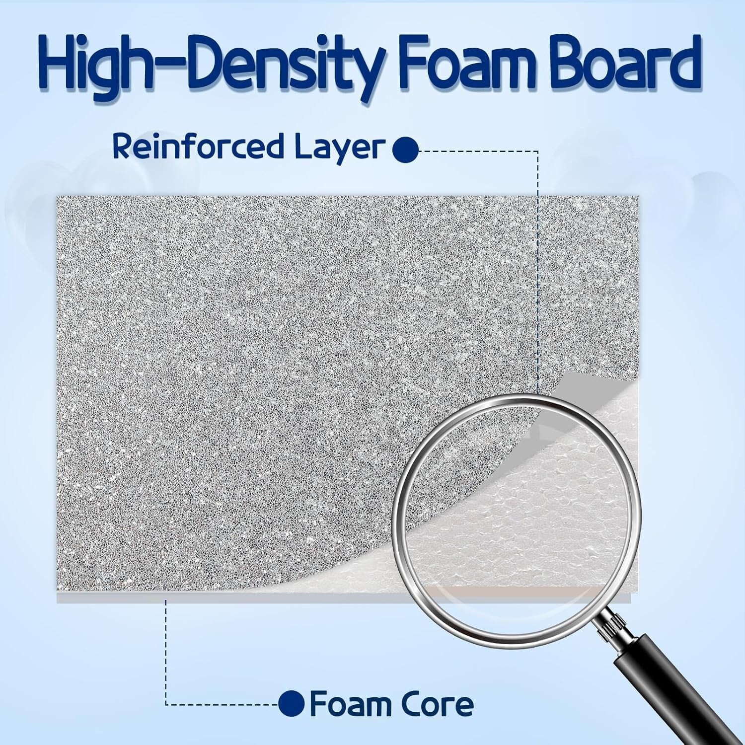 DIY Light-Up Number 50 - Silver Foam Decoration for Birthday or Anniversary