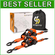 Load image into Gallery viewer, Adventure-Ready 2PC Ratchet Straps - Secure 5,000 lbs for ATV, UTV, Cargo