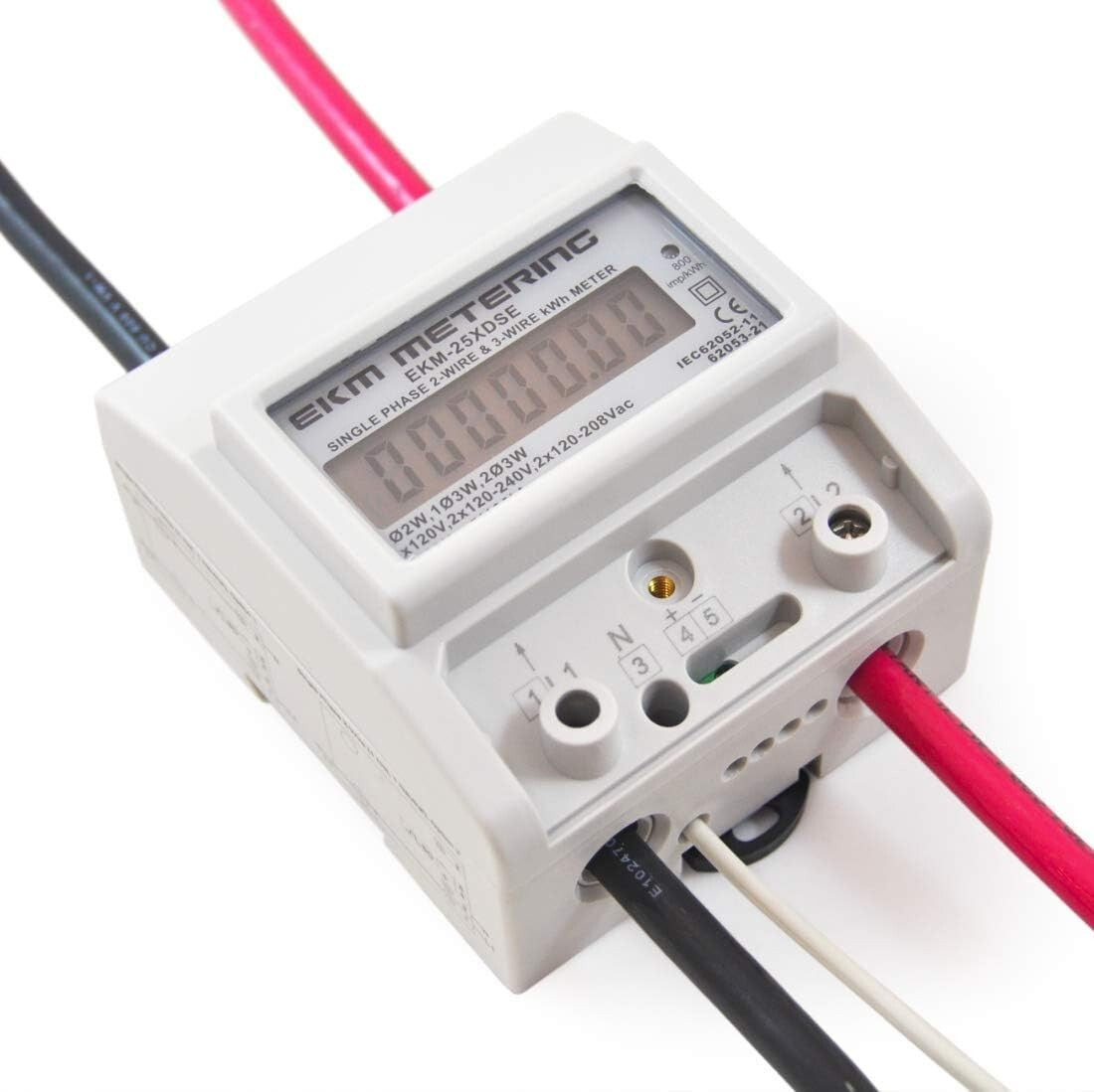 Compact 100A Single Phase Energy Meter - 120/240V with Remote Pulse Output