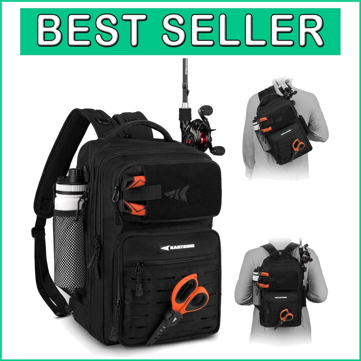 Lightweight Tactical Fishing Sling Bag: Durable Backpack for Adventurous Anglers