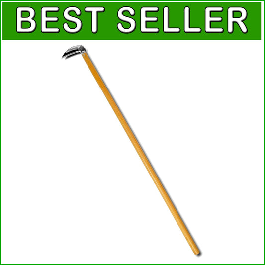 42-3/4" Japanese Long Handle Weeder - Heavy-Duty Stainless Steel Gardening Tool