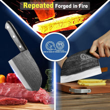 Load image into Gallery viewer, Handmade Serbian Chef Knife - 6.7 Inch Full Tang with Portable Leather Sheath