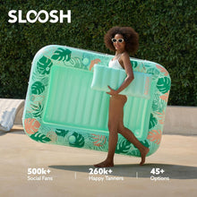 Load image into Gallery viewer, Durable Aqua Blue Inflatable Lounge Float for Ultimate Pool Comfort - 70" x 46"