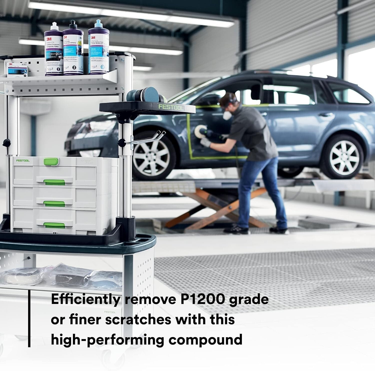 EX AC Rubbing Compound 36060 - Fast Cutting, High Performance for Clearcoats