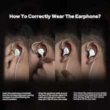 Load image into Gallery viewer, Stunning 4BA+1DD Hybrid IEM Earphones - Elegant Design with Sound Isolation