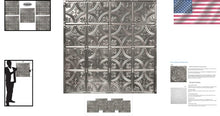 Load image into Gallery viewer, Sustainable 5 Pack 24 Inch Tin Ceiling Panels for Kitchens - Easy Installation