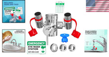 Load image into Gallery viewer, Instant Activation Faucet Eye Wash Station - OSHA/ANSI Compliant Safety Solution