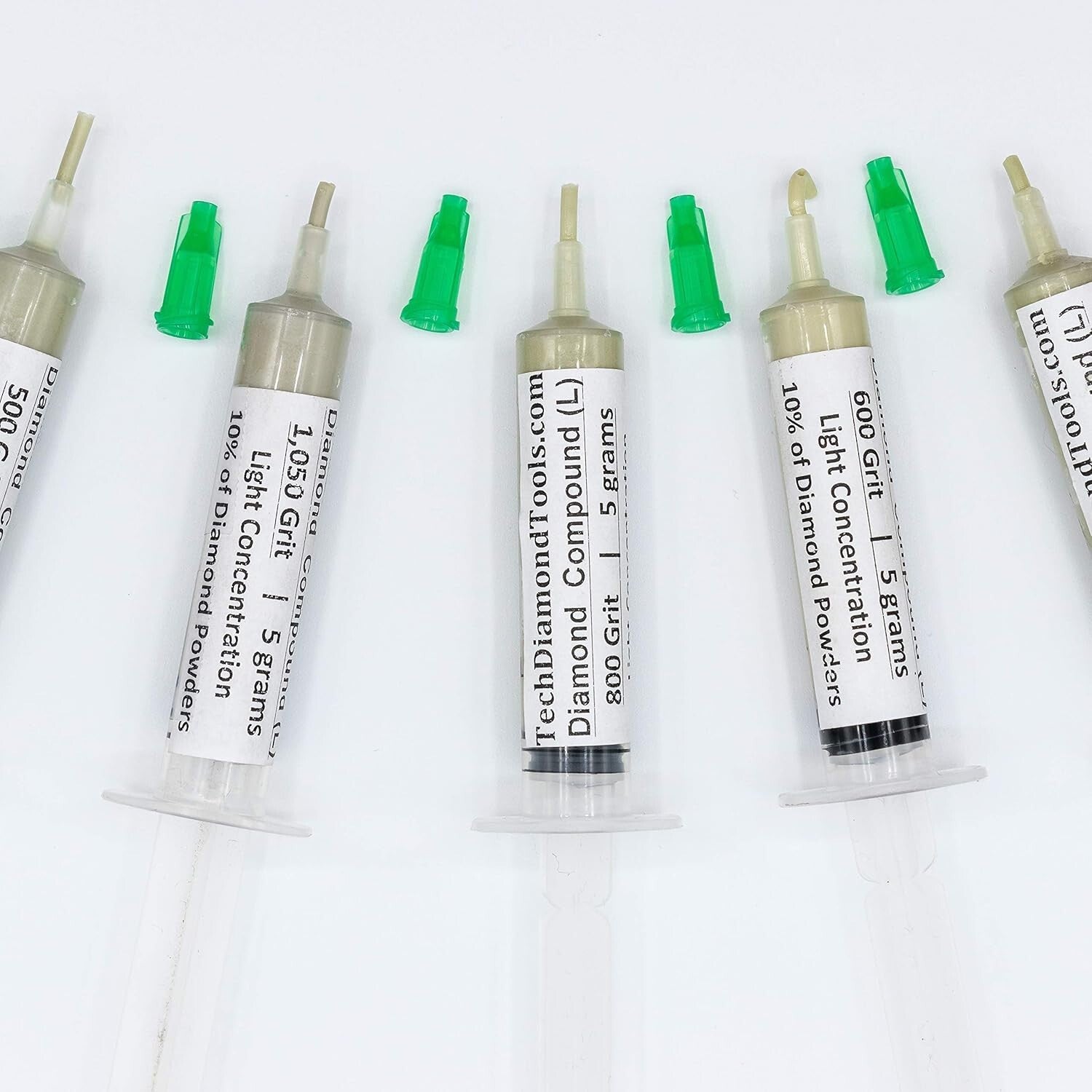 5-Piece Diamond Polishing Compound Kit for Jewelry, Metal, and Glass Repair