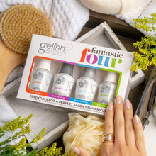 Load image into Gallery viewer, Gelish Fantastic Four Nail Polish Kit - Four Vibrant Shades for Every Occasion