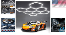Load image into Gallery viewer, Elegant Aluminum Hexagon Garage Light - 720W, 86400 Lumens for Commercial Use
