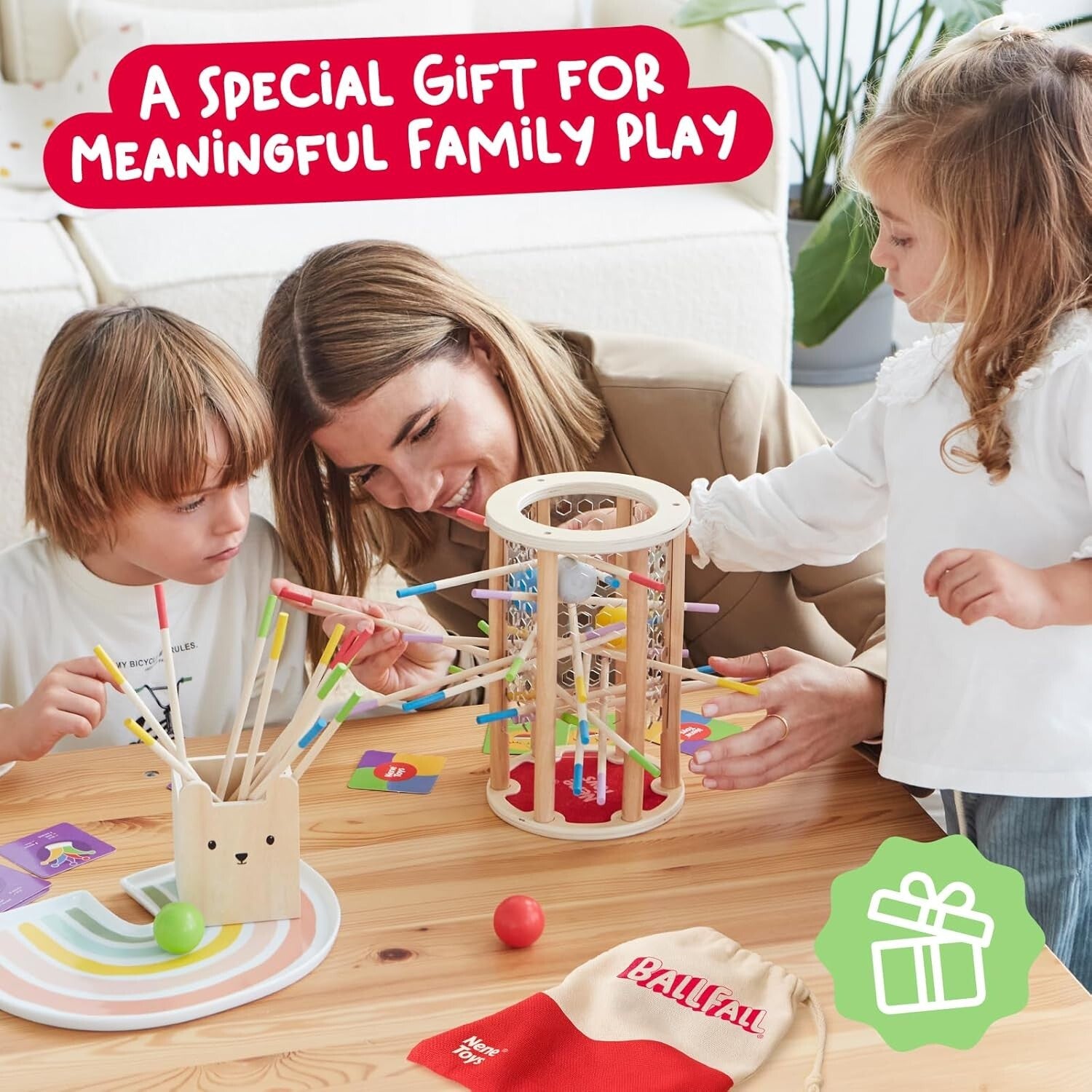 Hexagonal Jumbo Montessori Game - Enhance Fine Motor Skills & Creativity