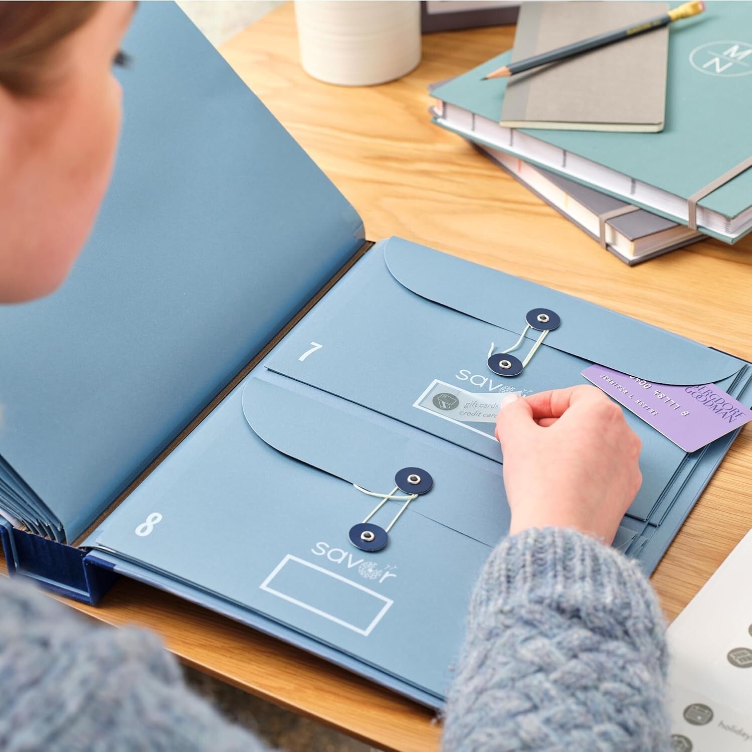 Elegant Document Organizer with Table of Contents - 3-Year Replacement Guarantee