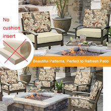 Load image into Gallery viewer, UV-Resistant Vintage Cushion Slip Covers with Ties - Fits 24x22x4 Inch Chairs