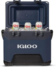 Load image into Gallery viewer, Rugged Blue 25QT Hard Cooler - Durable Insulation for Camping &amp; Outdoor Fun