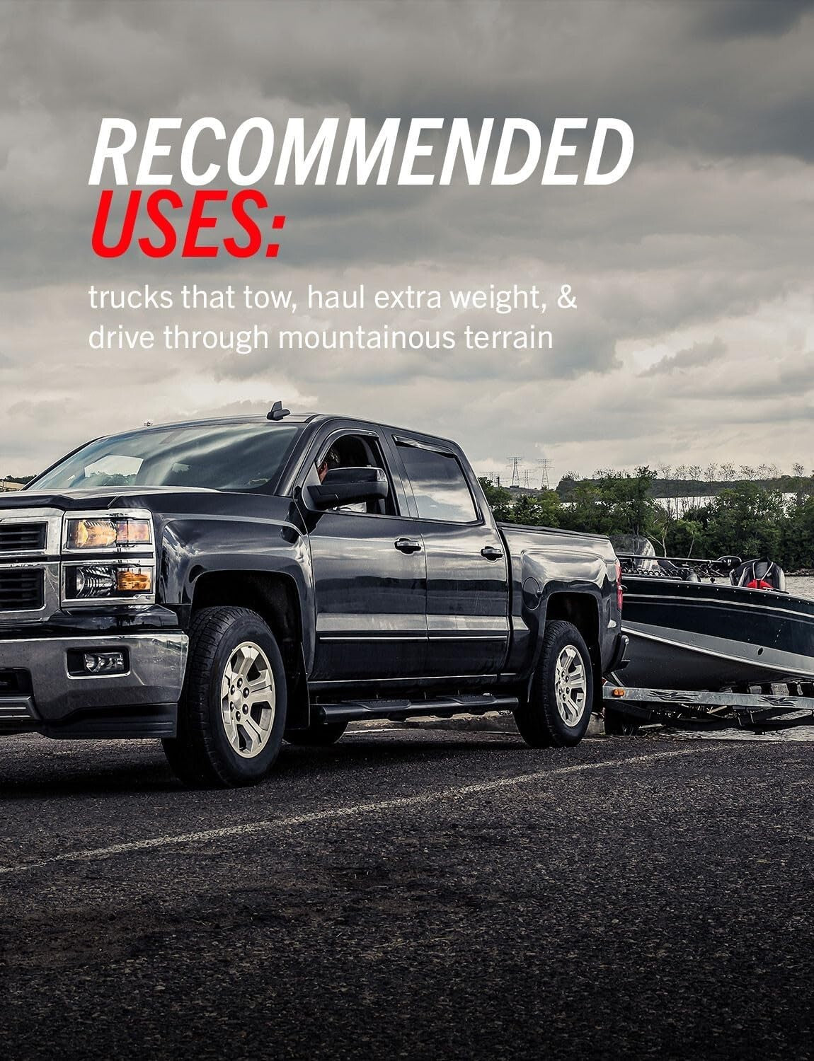 Complete Carbon-Fiber Brake Pad & Rotor Kit for Towing - Fits 2006-2022 Ram 1500