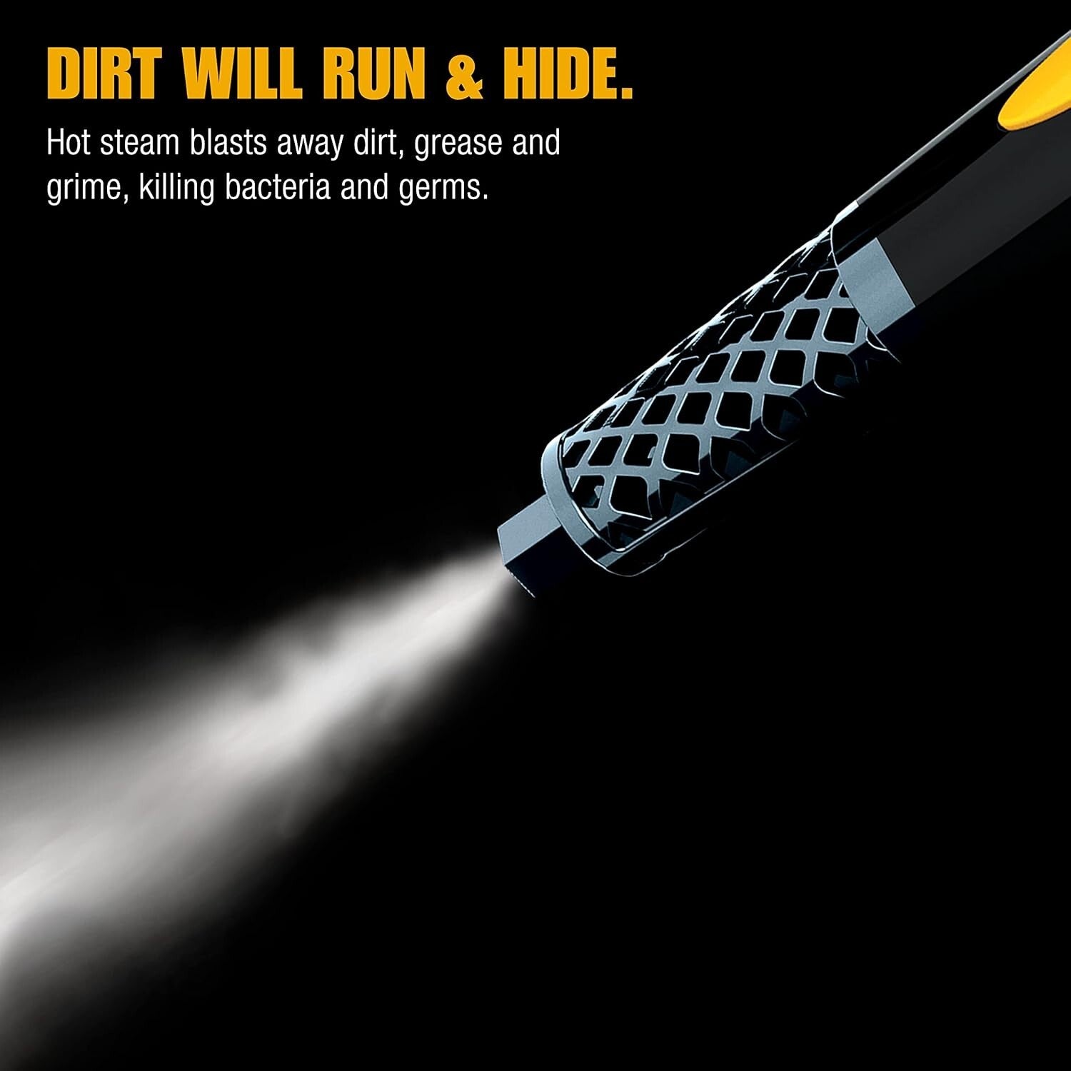 10-Minute Runtime Handheld Steam Cleaner with 11 Accessories - Perfect for Ho...