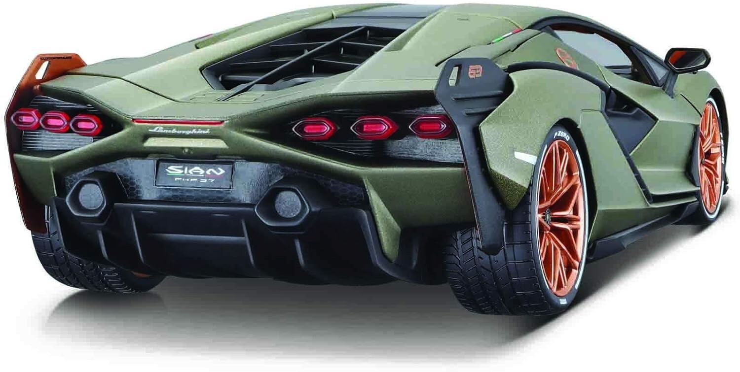 Exquisite Green Lamborghini Sián Die-Cast Model - 1:18 Collector's Edition