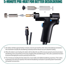 Load image into Gallery viewer, Upgraded 2-in-1 80W Desoldering Station &amp; 60W Soldering Iron - Adjustable Heat