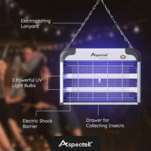 Load image into Gallery viewer, Lightweight 20W Indoor Bug Zapper with Powerful 2800V Grid &amp; Easy Clean Design