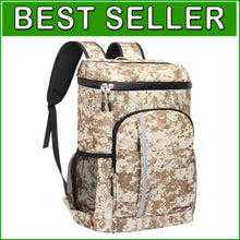 Load image into Gallery viewer, Large Capacity 45 Cans Insulated Backpack Cooler – Perfect for Hiking &amp; Picnics