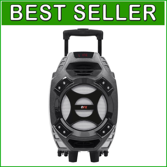 Compact Portable Music Speaker with Bluetooth & FM Radio - Ideal for Any Event