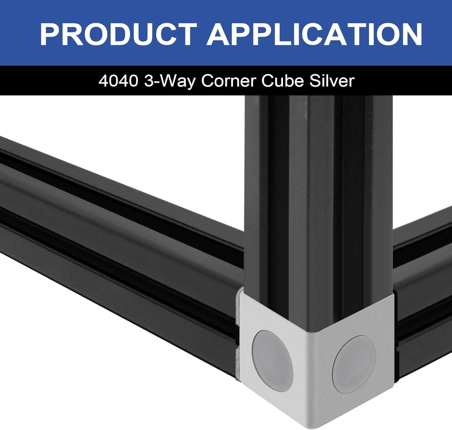 12-Pack 4040 Aluminum Corner Cube T-Slot Kit - Perfect for CNC and DIY Projects