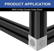 Load image into Gallery viewer, 12-Pack 4040 Aluminum Corner Cube T-Slot Kit - Perfect for CNC and DIY Projects