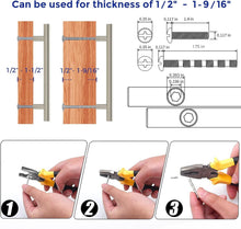 Load image into Gallery viewer, Versatile Stainless Steel Cabinet Pulls - 50 Pack, 7.38'' Length for All Styles