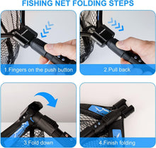 Load image into Gallery viewer, Lightweight Floating Fishing Net with Telescopic Handle for Easy Catch &amp; Release