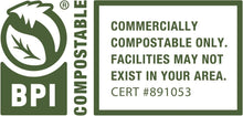 Load image into Gallery viewer, 60 Count Green 33 Gallon Certified Compostable Bags for Lawn and Leaf Waste