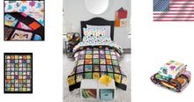 Load image into Gallery viewer, Exciting Pokémon Twin Bed Set with Comforter, Sheets &amp; Pillowcases - Cozy Design