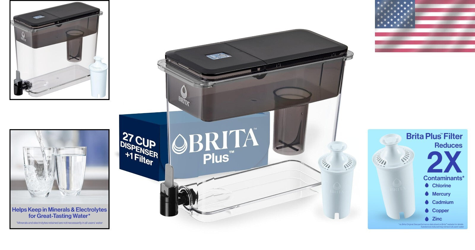 Eco-Friendly Water Dispenser with Plus Filter - Reduces 300 Plastic Bottles/Year