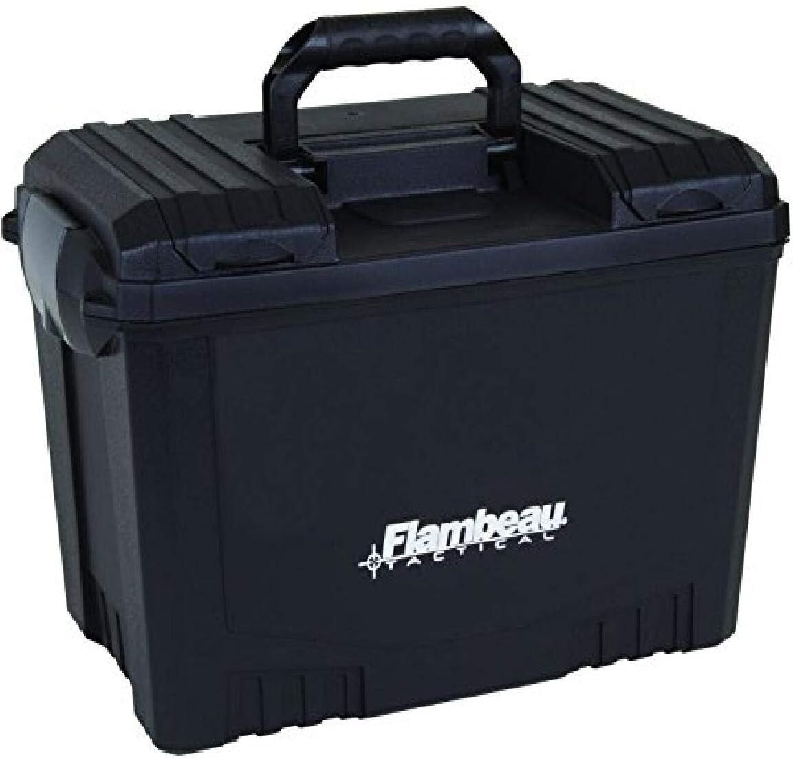 Durable Black 18" Dry Box - Perfect for Tactical Gear and Boating Supplies
