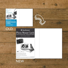 Load image into Gallery viewer, Blank Greeting Cards with Embossed Border for Photos - 50 Pack with Envelopes