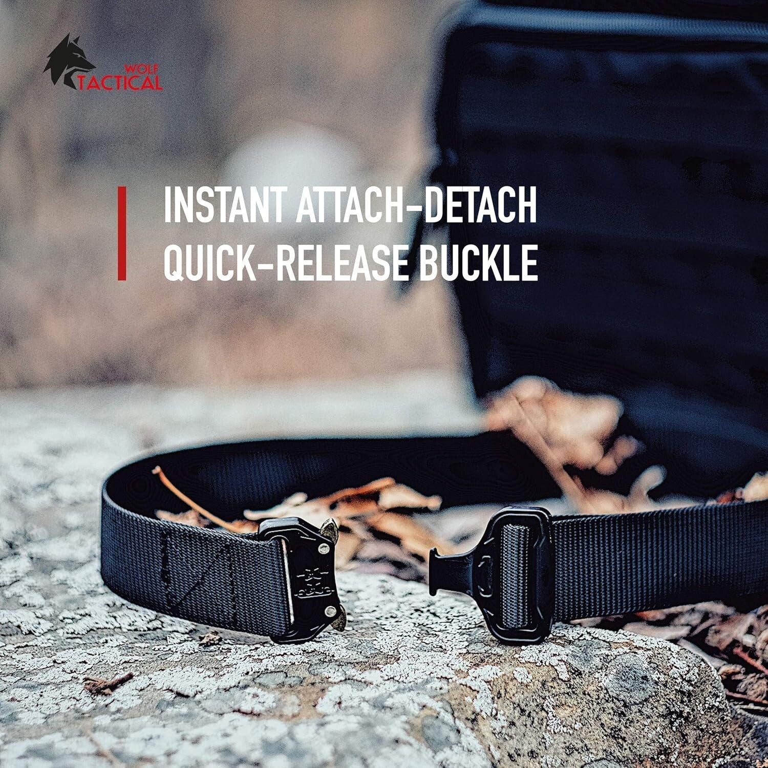 Sturdy 1.5” Nylon Tactical Belt with Secure Buckle - Perfect for Concealed Carry