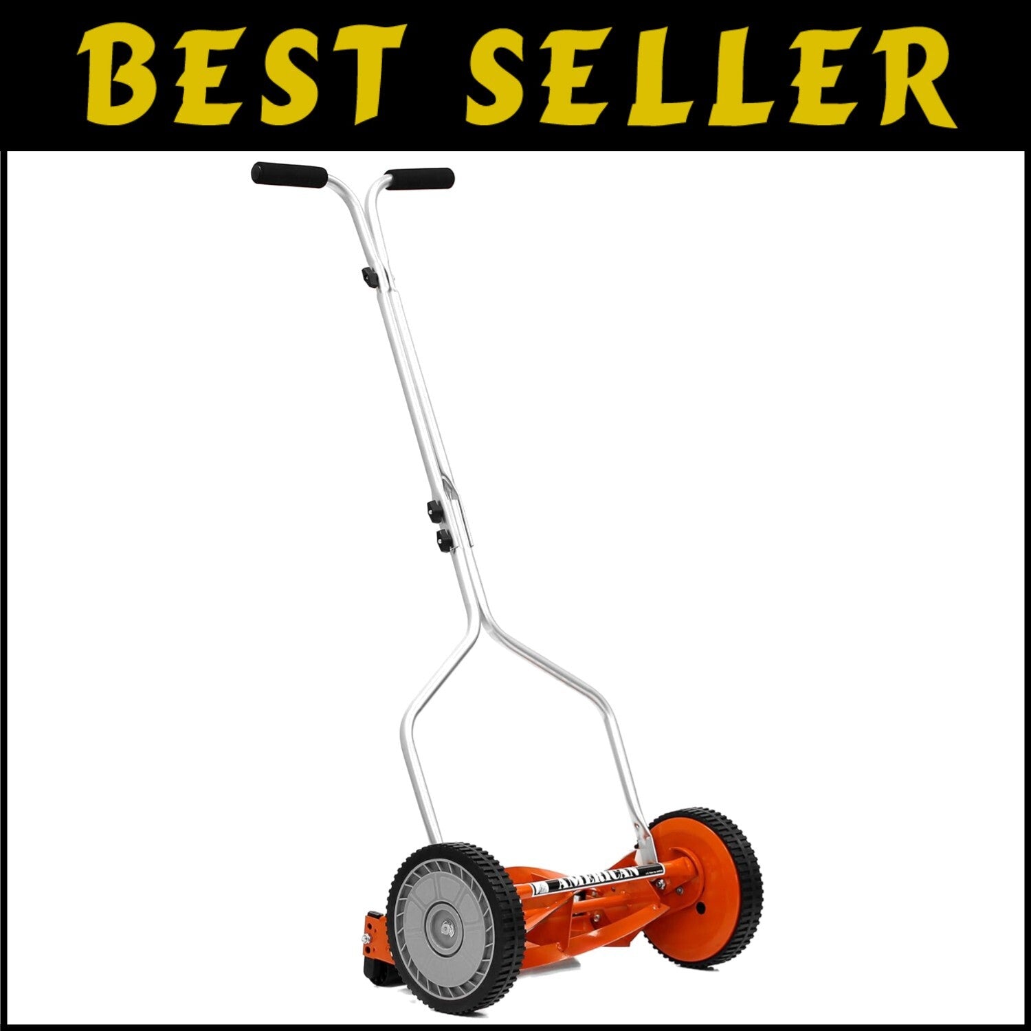 Effortless 14-Inch Push Reel Mower - Environmentally Responsible Lawn Care