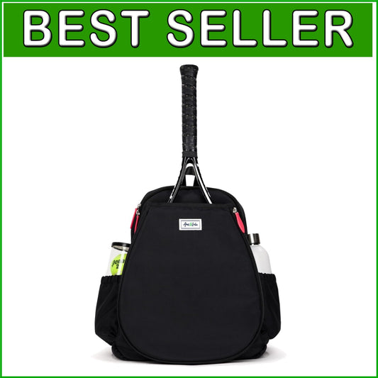 Functional & Fashionable Tennis Backpack with Extra Padding & Water Bottle Slots