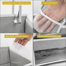 Load image into Gallery viewer, Ivory Dual Over the Door Storage System - Multi-Pocket Organizer for Every Room